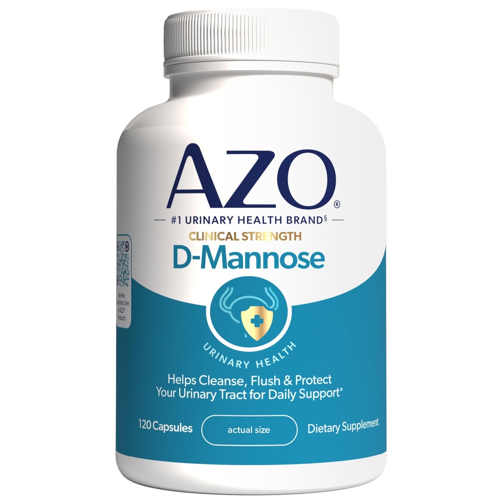 AZO DのMannoseの尿路の健康、クレンジング、フラッシュ及び保護の尿路、No.1の薬剤師の推薦されたブランド、臨床強さ、非GMO、120の計算