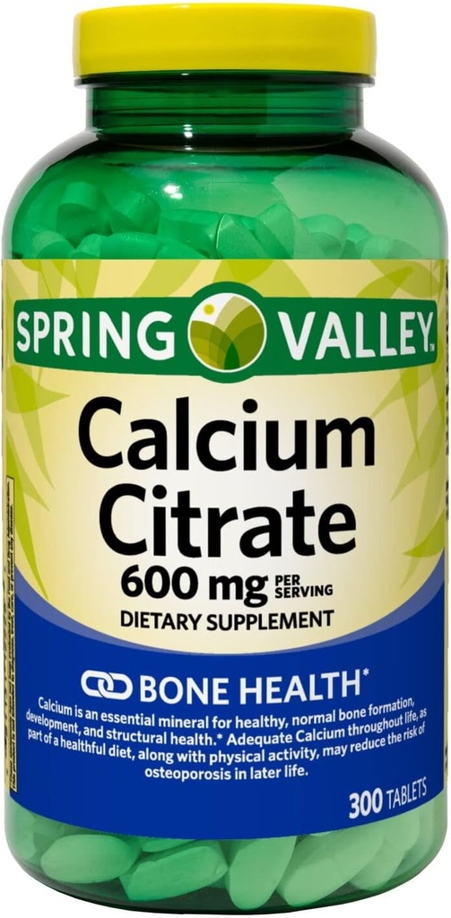 ikj Calciumのクエン酸塩は600 Mg 300の計算を錠剤にします