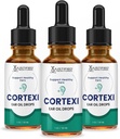 正当研究所(3パックCortexiイヤードロップCortexiヘルシーEardrumオイルサポート健康な耳エッセンシャルオイルのプレミアムブレンド3ボトル