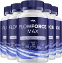 (5パック) FlowForceMax の前立腺サポート カプセル - 流れの力 最高の丸薬の補足、最高の強さ、新しい改良された Multivitamin の公式、 FlowForceMax の検討、300 カプセル