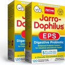 ジャロー式ジャロ-Dophilus EPS - サービングあたりの5億組織 - 120 Enteric上塗を施してあるベジギーキャップ、マルチストレーナープロバイオティクス - 腸&免疫健康、120(カウント2)