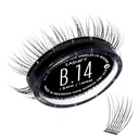 Lashify Bold 14mm Gossamer DIY Eyelash Extensions Refill, ブラック, 簡単な偽物 Eyelashes for Natural Look