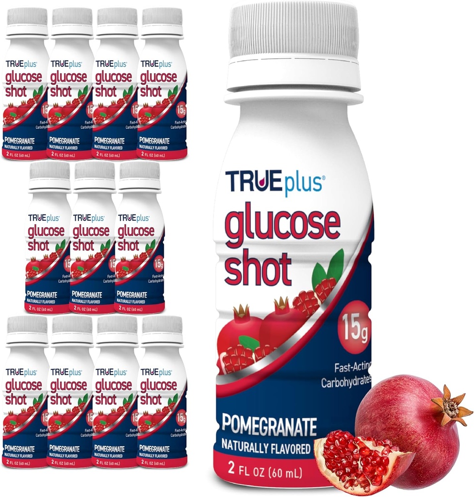 TRUEplus グルコース ショット 12 ボトル - Pomegranate