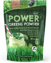 Super Greens Powder - 150g - Immune Support - Food Supplement - Superfood Greens - Smoothie Mix for Shakes - Detox & Healthy Boost for Juice Beverages or Any Drink - by NextGenU