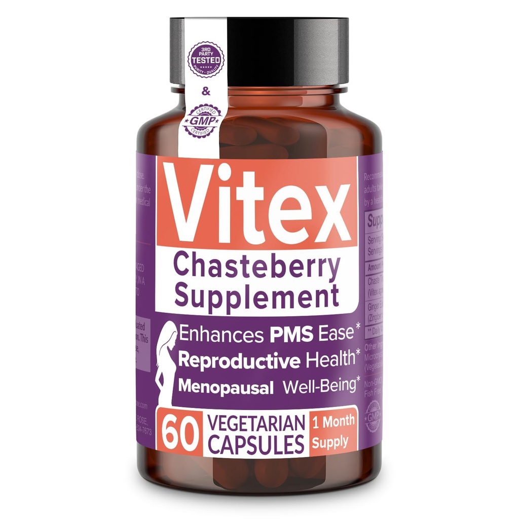 女性、1000のmgのためのIntimateのローズのVitexのChasteberryの補足-ホルモンのバランス、Fertility及びPMSサポート、調整周期のためのChasteの木ベリー- 60のカプセル