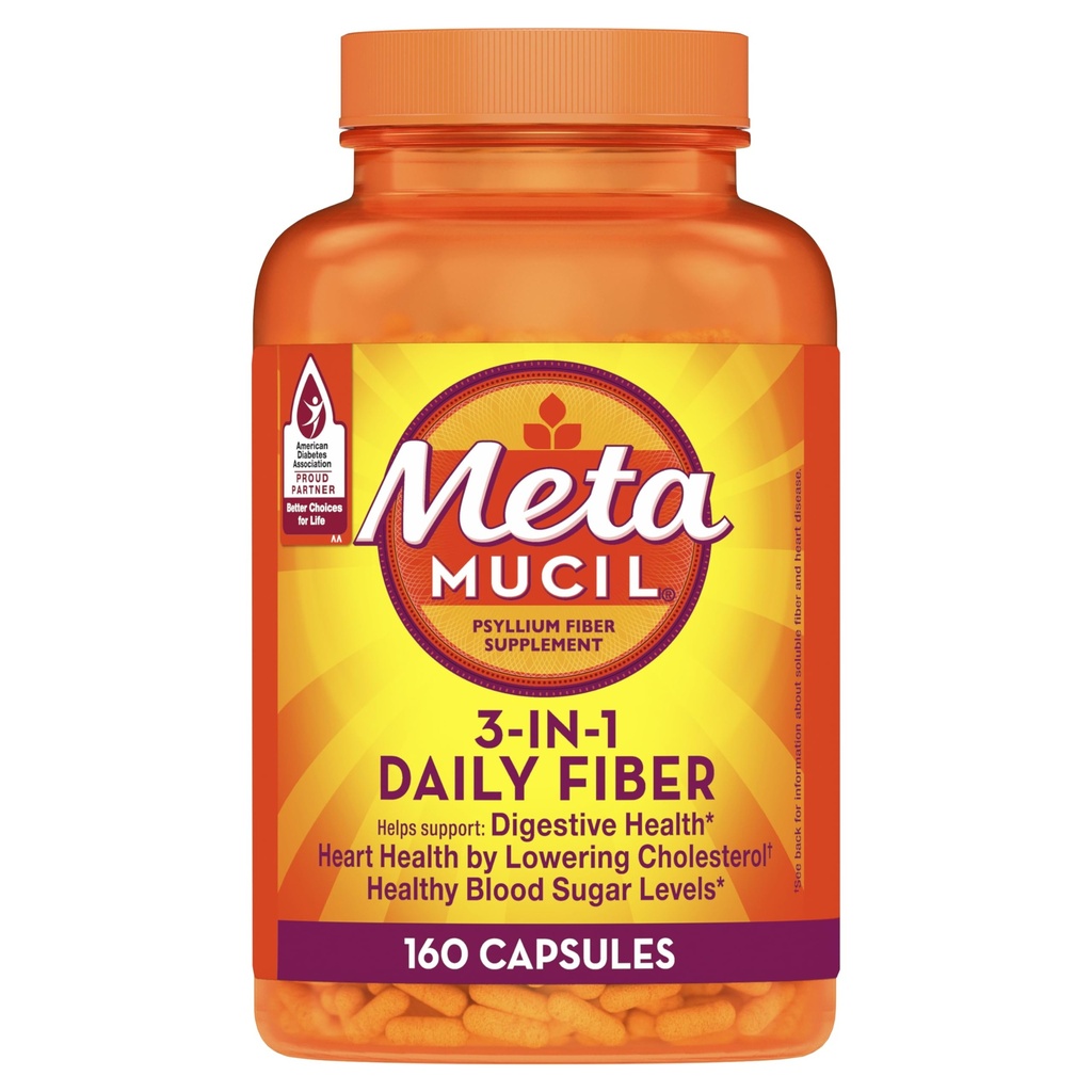 Metamucil、Psylliumのカプセル、160のカプセル、3 1繊維の補足、3 1の繊維の補足、毎日のPsylliumのカプセルは規則性を促進することによって消化器の健康を支えます*の助けは毎日の繊維の取入口を補います