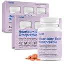 Curist Omeprazole 20mgのタブレットのバルク パック- 84Countは---Releaseのタブレット- Heartburnの救助のための酸の還流の薬- 42のタブレットの2パック- 84合計)