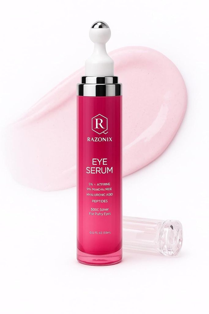 Eye Bags and Puffiness Treatment with Roller for Women (Medium, Unscented)