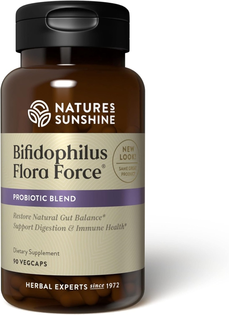 Nature's Sunshine Bifidophilus Flora Force 90 カプセル