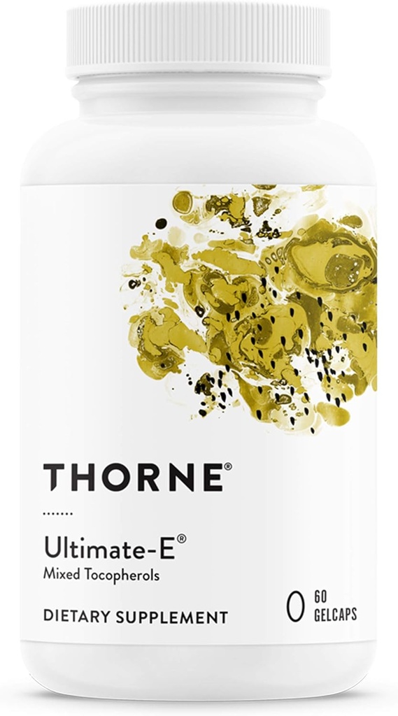 THORNE - Ultimate-E - Contains All of The Natural Forms of Vitamin E - 60 Gelcaps