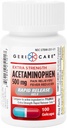 Gericare Extra Strength Acetaminophen 500mg Rapid Release Gelcaps, Pain Relief 100 Count (Pack of 1)