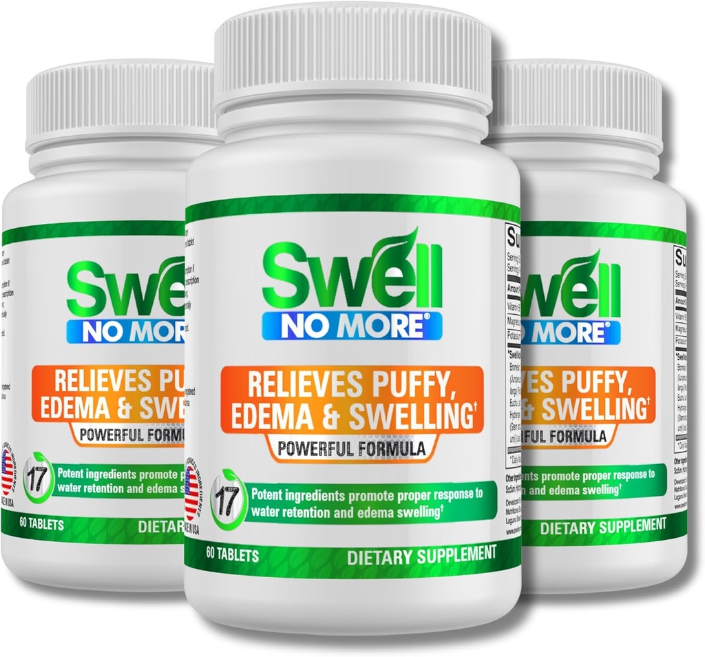 足と足首の腫れのために、足の腫れの足、足の浮腫の救済、足首の腫れの救済、足の腫れの足のための水丸薬、足の疲れの目を減らし、減力剤を腫らせる。 (3パック/3ヶ月の供給)