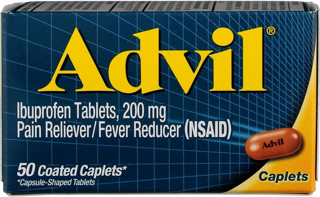 Advil Caplets 50 Ct (2 パック)