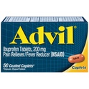 Advil Caplets 50 Ct (2 パック)