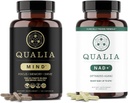 Qualia ライフサイエンスバンドル Qualia マインド & Qualia NAD + トップ脳サプリメント カプセル メモリ、フォーカス、および集中、NAD + ブーストできます レベル最大50%