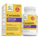 Terry Naturally Curamin Nighttime - クルクミン&DLPAカプセルサプリメント - ヘルシーな眠りとリラックスをサポートする非GMOサプリメント - メラトニンとハーブサプリメント - 60カプセル