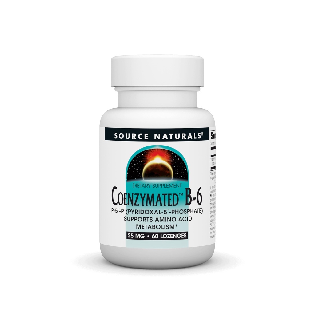 源の自然なCoenzymated B-6 25mg P-5 Pyridoxal-5の隣酸塩の速い分解のビタミン サポートアミノ酸のMetabolism* - 60 Lozenges