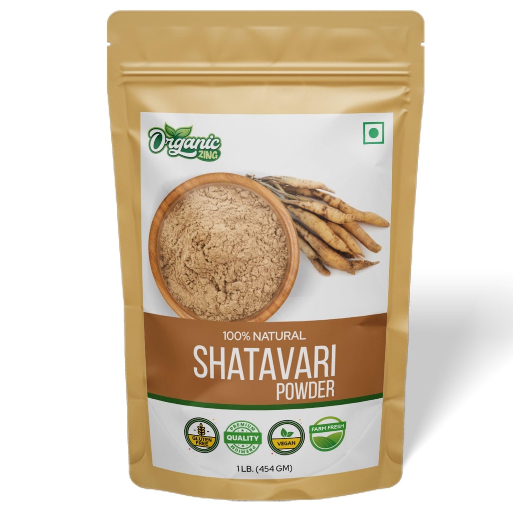 健康のための有機性Shatavariの粉16のoz (454のグラム) 1のパック