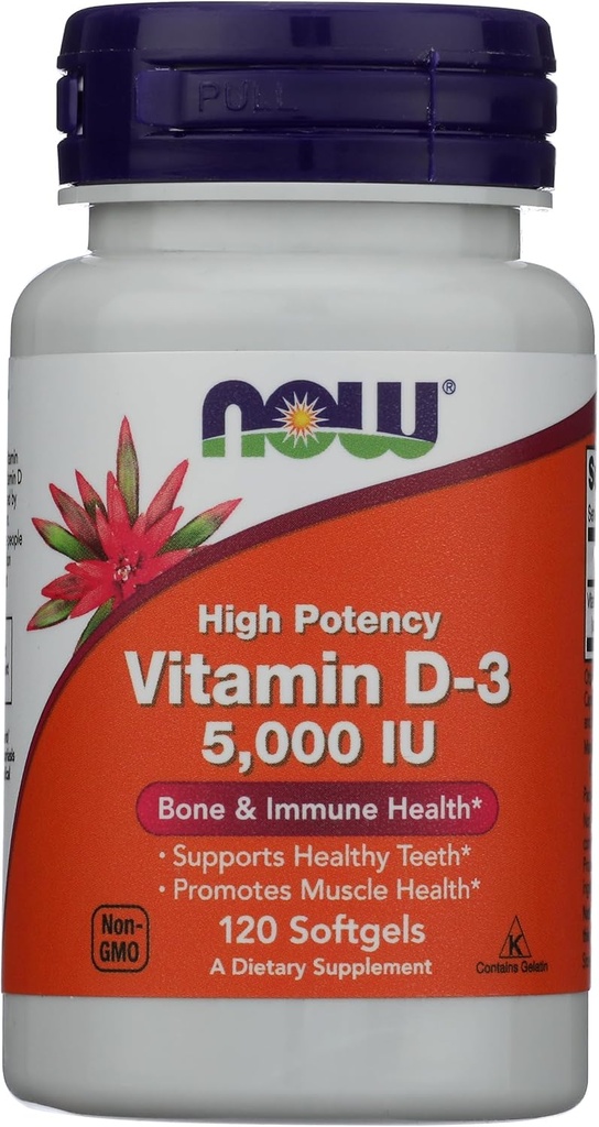 今食品D3 5000 IUオリーブオイル、120 CT