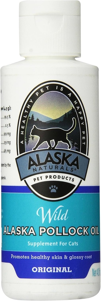 アラスカナチュラルズペット製品 犬用ポリロックオイル、4オンスボトル
