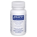 純粋なカプセル化クロム(ピコリン酸塩) 500 mcg - リピッド&炭水化物代謝* - ミネラルサプリメント - 優れた吸収クロムサプリメント - ビーガン&グルテンフリー - 60カプセル
