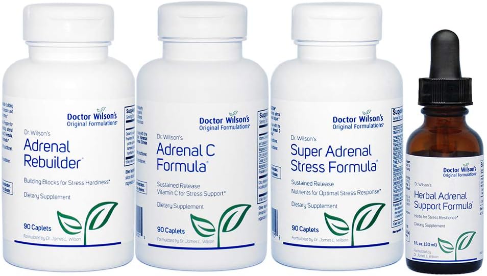 Dr. WilsonのAdrenalサポートHASFの小さいのための副腎の疲労の議定書の広範囲のキット