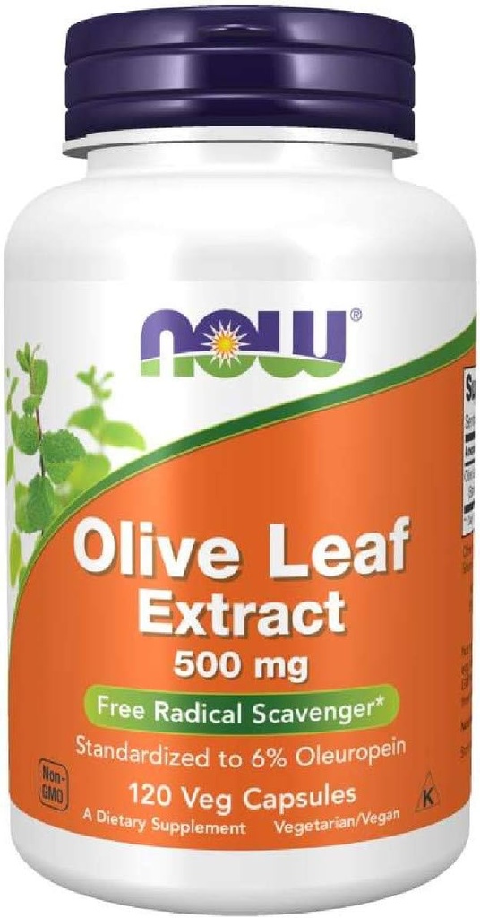 Now Foods Olive Leaf Extract 500 Mg, 120 CT