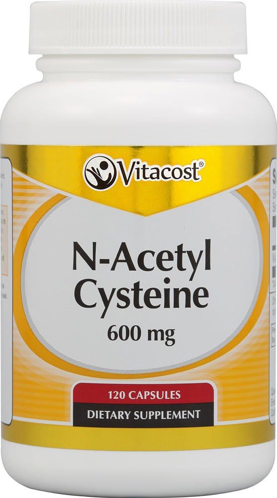 Vitacost N-アセチル Cysteine (NAC) -- 600のmg - 120のカプセル