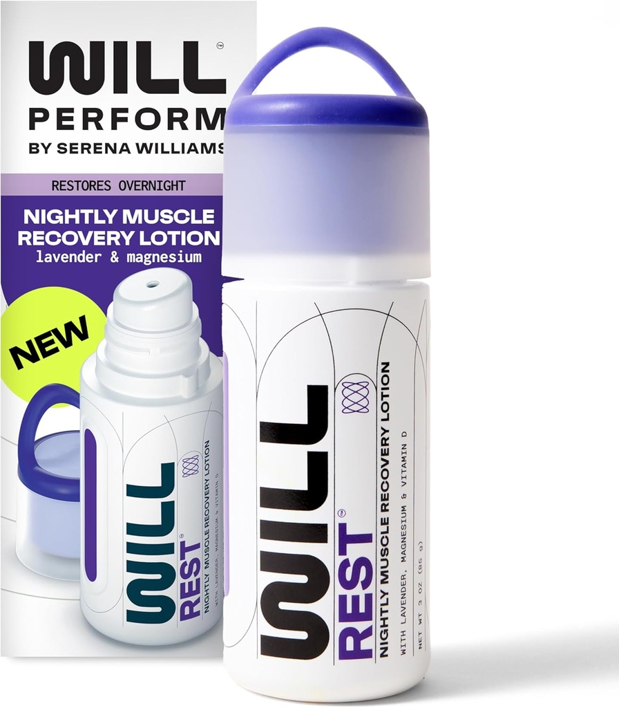 リラックスのためのラベンダーオイルマグネシウムローション セレナウィリアムズIナイトリートピックマグネシウムクリーム IビタミンD&ガーニウムラベンダーローションより良い睡眠&救済I 3FLオズ