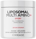 符号化のLiposomalの多アミノ酸の粉の補足- BCAA及びEAAの補足すべての9つの必須のアミノ酸、分岐Chainのアミノ酸、前及びポストのワークアウト、不燃、Liposomal配達、非GMO、6.35のoz