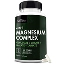 BioSchwartzのマグネシウムの複雑な補足(90のカプセル) 350mgのマグネシウムのGlycinateのクエン酸塩は健康なNerves筋肉中心の睡眠サポート(Vegan、Glutenなし、非GMO)のためのサービングごとのマレートそしてTaurateをゼリー状にします