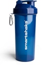 Smartshake Liteプロテインシェーカーボトル1000ml | プロテインシェイクス用の耐摩耗性ジムシェーカードリンクボトル | クリアポリプロピレンウォーターボトル、BPAフリープロテインパウダーシェーカーカップ、男性&女性、ネイビーブルー