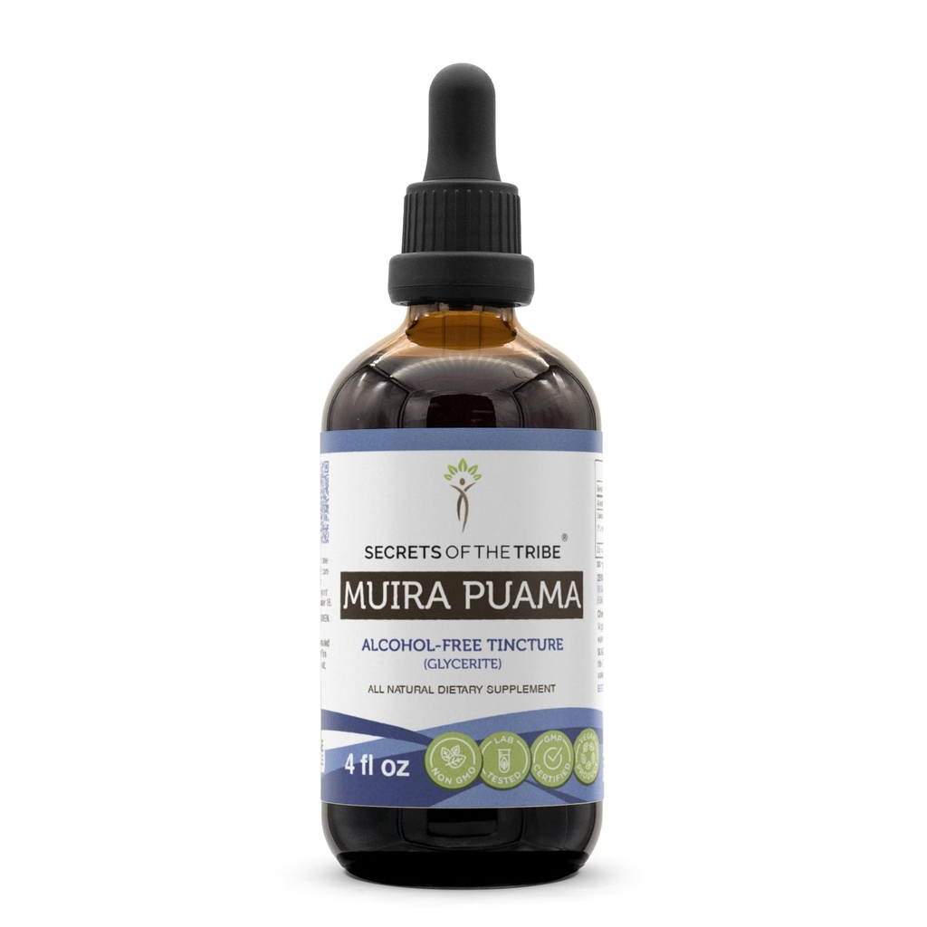 Tribe Muira Puama Tinctureアルコールフリー液体エキス、Muira Puama(Ptychopetalum Olacoides)ドライバーク(FL OZ)の秘密
