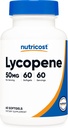 Nutricost Lycopene 50mg ソフトゲル (60 ソフトゲル)