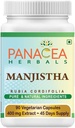 Panacea Herbals Manjisthaカプセル(90ベジキャップ400mg抽出物) Rubia Cordifolia、皮膚の複雑性を下げるためのインドのMadder。 グルテンフリーLactose無料GMO無料純粋なハーブサプリメント。
