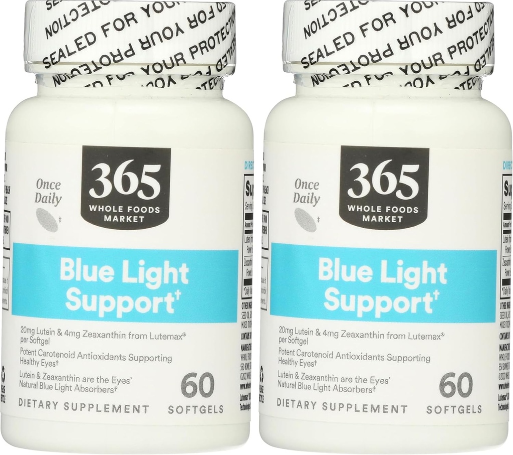 全食糧市場、ルテイン20mgゼアキサンチン、60の計算(2のパック)