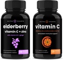 NutraChamps エルダーベリーとビタミンCカプセルバンドル