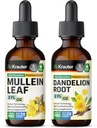 BIO KRAUTER Mullein Tincture 2 Fl. Oz. & Dandelion Tincture 2 Fl. Oz.