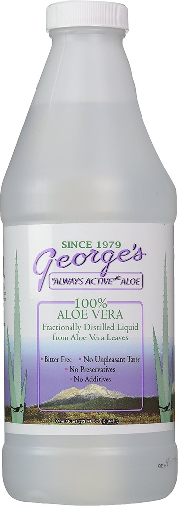 ジョージ・アロエ・ベラ・ドリンク、リキッド32 Fl Oz(パッケージ1)