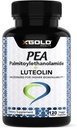 Palmitoylethanolamide 630のmg + Luteolinは98% - Micronizedのエンドウ豆99%を高度に浄化し、Bioavailable -米国で作られて - 男性および女性のための補足 - 120のベジギー カプセルを標準化しました
