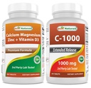 ビタミンD3及びビタミンC 1000のmgの最もよいNatural Cal Mag亜鉛