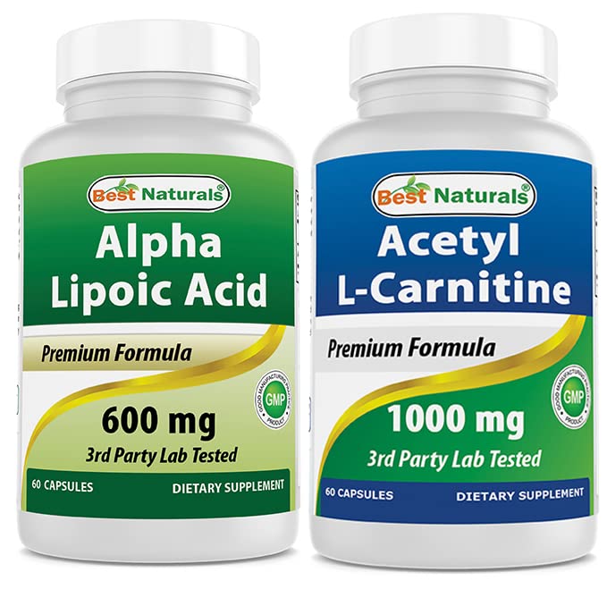ベストナチュラルアルファリポ酸600mg&アセチルL-カルニチン1000mg