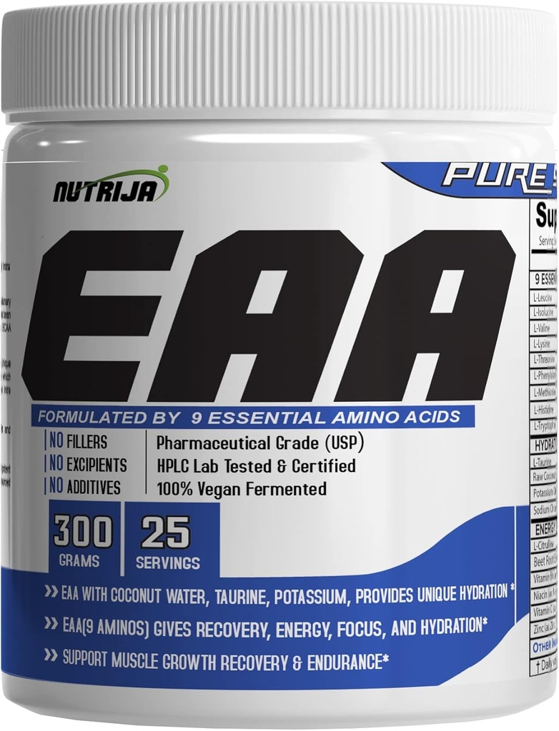 EAAサプリメント(エッセンシャルアミノ酸)、ココナッツ水|水和ブレンド&エネルギーマトリックス - 300g Lychee