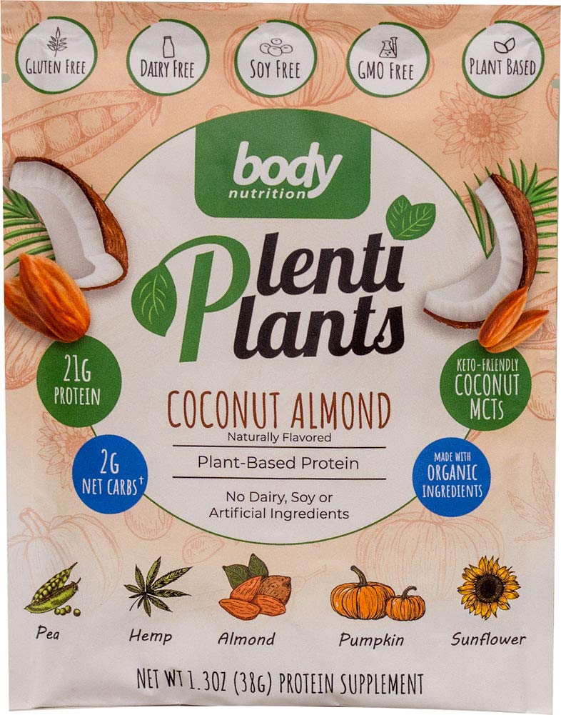 ボディ栄養のPlentiPlantsの植物によって基づく蛋白質(ココナッツ アーモンド、38g)