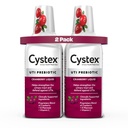 Cystex尿路感染症サポートと予防 - UTI保護と尿の健康維持のためのD-Mannose&ビタミンCとクランベリープレバイオティックサプリメント - 7.6 fl oz - (パッケージ 2)