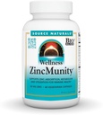 源のNaturalsのウェルネス亜鉛Munityは、免疫熱*、50のmg亜鉛- 60のベジタリアンのカプセルのための亜鉛吸収、代謝および利用を支えます