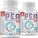 Liposomal Palmitoylethanolamide 1000のmg + Luteolin 100のmgのMicronizedのPea 99%高度に浄化される-高められた吸収およびBioavailability、120のSoftgels