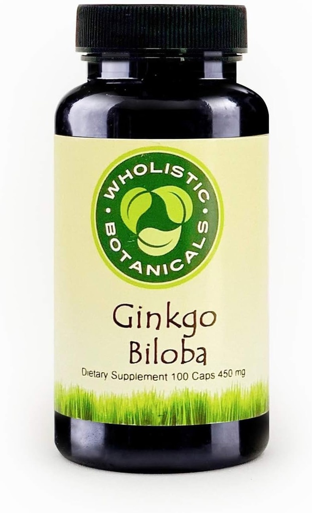Ginkgo Bilobaカプセル — 脳の記憶サプリメント — エネルギーサプリメント — 100カラット