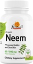 Sewanti Neemカプセル - 高効力抽出カプセル、皮膚の健康と免疫サポートのためのハーブサプリメント - 消化バランスカプセル500mg