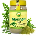 BASIC AYURVEDA モリンガリーフパウダー - 7.05 オズ(200g) | ファイングリーンスーパーフードパウダー | 抗酸化豊富な、ビーガン&グルテンフリー | スムージー、紅茶、ジュース&クッキングのためのピュアドライモリンガ